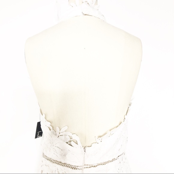 Lulus Divine Destiny White Lace Midi Dress NEW - Picture 7 of 10